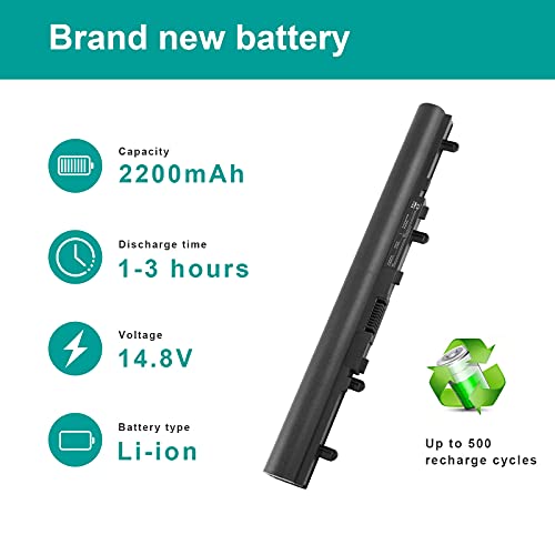 Fancy Buying AL12A32 AL12A72 Laptop Battery Replacement for Acer Aspire V5 V5-431 V5-471 V5-471P V5-531 V5-571 V5-571P V5-571-6605 E1 E1-522 E1-532 E1-572 E1-572G E1-510 E1-510P 4ICR17/65 - size: 10.3*1.56*0.85inch V5