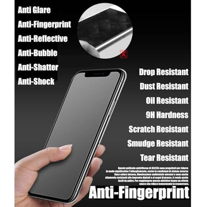 3 Pack Matte Tempered Glass for iPhone 13 / 13 Pro Matte Screen Protector | Anti-Glare Anti-Fingerprint Anti-Reflective Anti-Scratch Anti-Bubble Case Friendly 9H Matte Finish for Apple iPhone 13/13 pro - size: 13 / 13 Pro - 6.1"