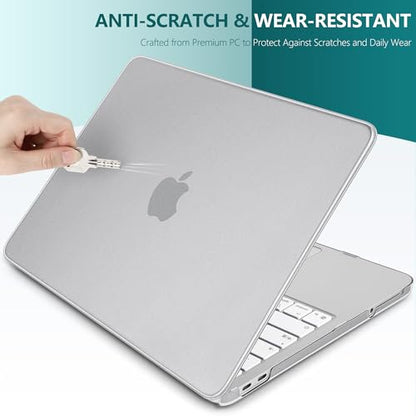 Matte Frosted Compatible with MacBook Neo 13 Inch 2026 (Model A3404 | A18 Pro Chip) | Anti-Fingerprint Hard Shell, Ultra Slim, Non-Slip, Lightweight Protective Cover | Frosted Space Grey - color: Matte Space Grey