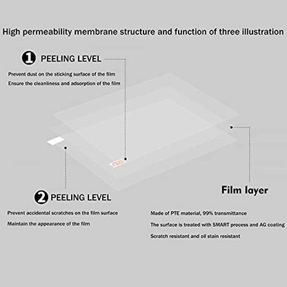 2PCS 16.1 Inch Laptop Screen Protector (355x200mm/W x H) for 16.1" 16:9 Aspect Ratio HP/Dell/Sony/Samsung/Lenovo/Acer/MSI/LG/Razer Blade/Toshiba 16 Laptop, High Definition Anti-Scratch Clear Shield - size: 16 Inch16：9