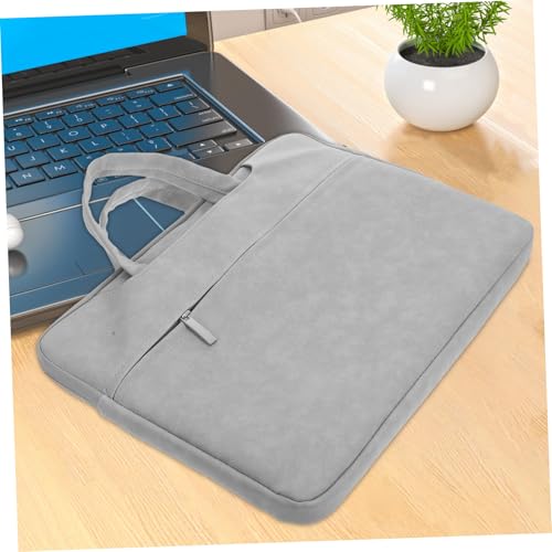 Laptop Sleeve Case for Notebooks Pu Protective Travel Bag with Front Pocket Lightweight Design for Business College and Office Use