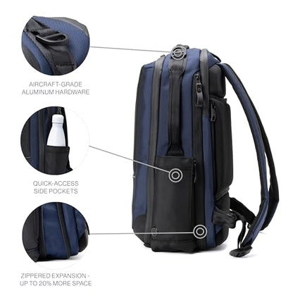 Travelpro Altitude Slim Expandable Travel Laptop Backpack 20-24L, 16 Inch - color: Aviator Navy