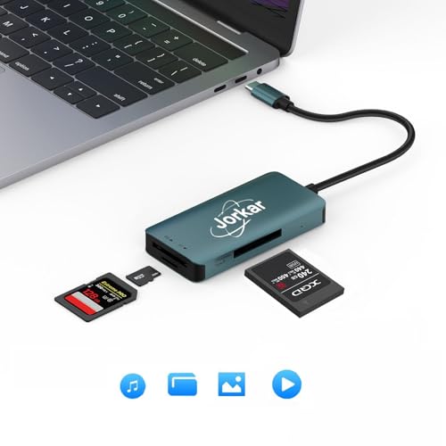 XQD Card Reader USB-C, XQD to USB C Camera Memory Card Reader, Compatible with Sony Nikon Cameras, 3 in 1 XQDs & SD & Micro SD TF Card Readers (Not for CFexpress) - size: XQD Card Reader