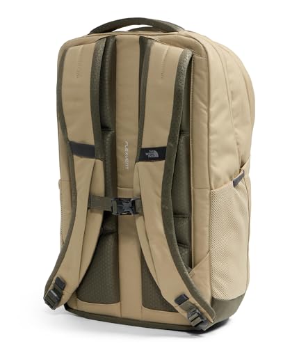 The North Face Vault Laptop Pack, Khaki Stone/New Taupe Grn, OSFA | Commuter Travel Bag, Water-Repellent Finish, Spacious Compartment - color: Khaki Stone/New Taupe Green/Bottle Green