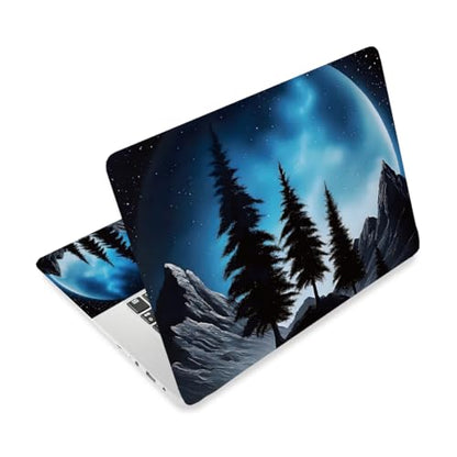 Laptop Skin Sticker Decal PVC Vinyl Sticker Notebook PC Protector Waterproof Scratch Resistant Laptop Skin for 12.1 13 13.3 13.6 14 15 15.3 16 Inch Starry Night Blue Sky Style - color: Starry Night