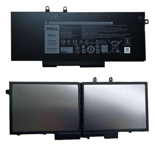 DELL 3HWPP Battery for Dell Latitude 5401 5410 5411 5501 5510 5511 Precision 3541 3551 Inspiron 7706 2-in-1 Inspiron 7500 2-in-1 Inspiron 7506 2-in-1 Black 03HWPP 10X1J N2NLL 1VY7F 451-BCMN 15.2V 68Wh