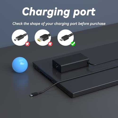 140W 135W USB C Charger 20V 7A Compatible with Lenovo Slim Pro 7 9, IdeaPad Pro 5, Yoga Pro 9 7,ThinkPad Z16 P16s P15s P14s E16 E15,ThinkBook 15 16,ldeapad 5Pro16 Gaming 2-in-1 AC Adapter