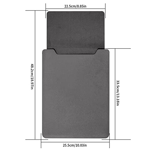 Compatible with Apple 14/13.3 inch Laptop Sleeve, Padded Case, Portable, Compatible with 2022 Pro/2015 Pro/Air (Dark Gray) - color: Dark gray