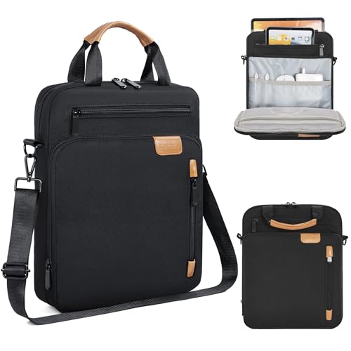TORIBIO 9-11 Inch Tablet Sleeve Bag Padded Protective Travel Carrying Case | Fits iPad A16 2025, iPad Air M4 11-inch 2026 M3 M2, iPad Pro M5/M4 11 inch, iPad 10/9/8/7th, Galaxy Tab A9+/S9/S8 11" - color: Black, size: 9-11 Inch