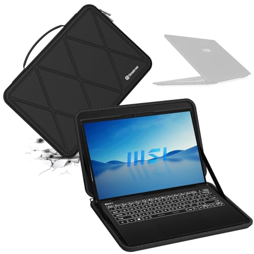Smatree Hard EVA Protective Sleeve Case Compatible for 13.3 inch MSI Prestige 13 Evo A13M-050US/A12M-070US Laptop, for Prestige 13 AI Evo A1M, for MSI Prestige 13 AI+,Copilot+ PC (X8025) - color: X Series-Black, size: For 13.3 inch MSI Prestige 13 Evo(X80