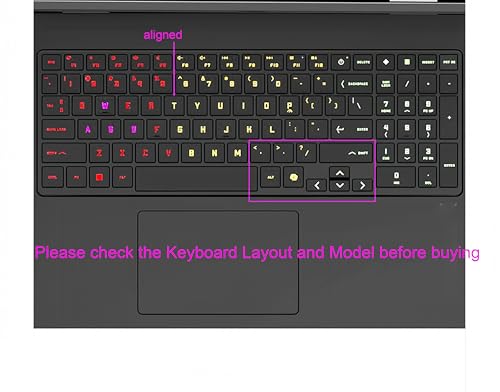 Keyboard Skin Compatible for 2025 2026 HP OMEN Gaming Laptop 16 inch 16-am 16t-am000 16-ap 16z-ap Series 16-am0065nr 16-ap0097nr 16-ap0047nr (NOT for HyperX OMEN Series 16-am 16-ah 15-gb 15-ga)(Clear)
