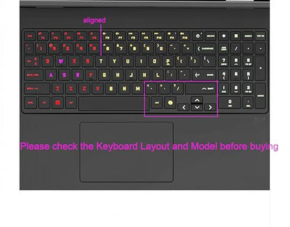 Keyboard Skin Compatible for 2025 2026 HP OMEN Gaming Laptop 16 inch 16-am 16t-am000 16-ap 16z-ap Series 16-am0065nr 16-ap0097nr 16-ap0047nr (NOT for HyperX OMEN Series 16-am 16-ah 15-gb 15-ga)(Clear)