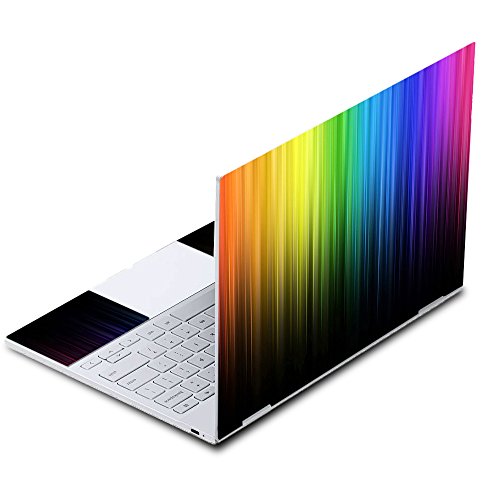 MightySkins Skin Compatible with Google Pixelbook - Rainbow Streaks | Protective, Durable, and Unique Vinyl Decal wrap Cover | Easy to Apply, Remove, and Change Styles | Made in The USA - color: Rainbow Streaks