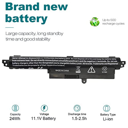 Fancy Buying A31N1302 Laptop Battery for Asus Vivobook X200CA X200M X200MA F200CA 11.6" Series Notebook MA Ultrabooks A3INI302 A31LMH2 A31LM9H 0B110-00240100E X200CA-R1 11.1V/2200mAH - size: 10.3*1.56*0.85inch