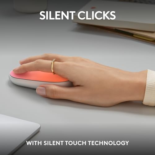 Logitech M340 Wireless Mouse with Limited Edition Prints, USB Receiver and Silent Clicks, Portable Wireless Mouse for Laptop, PC, Windows, Chrome, Surface – Tropical Sunrise - color: Tropical Sunrise