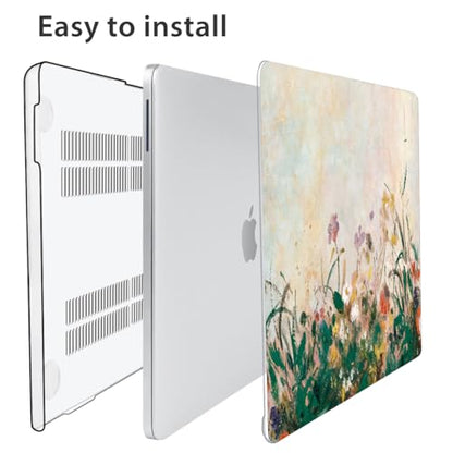 Compatible with 2026 MacBook Neo 13 inch Case Model A3404 with A18 Pro Chip, Sturdy Protective Hard Shell Case & Keyboard Cover & Screen Protector & Webcam Cover, Oil Painting - color: Oil Painting