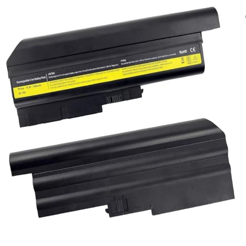LQM® 40Y6797 Laptop Battery for Lenovo IBM ThinkPad T60 R60 | for IBM ThinkPad T40 T41 T41p T42 T43 R50 R50e R50p R51 R52 Lenovo notebooks IBM: 40Y6799, FRU 42T4504, FRU 42T4513, - color: T60
