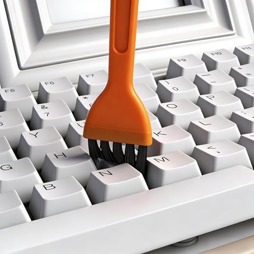 8 Pcs Keyboard Cleaner Brush Kit, Small Anti-Static Computer Cleaning Brush Set for Laptop, Electronics, PCB, Shaver, Tiny Gap Dusting Tool, Multi-Purpose Office Desk Accessories