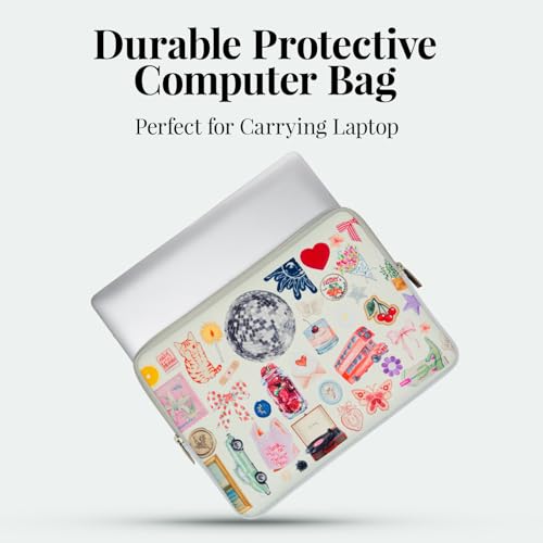 Laptop 13 inch Sleeve Case for MacBook Air 13-13.6 inch, Laptop Bag Cover for MacBook Pro 13" 14 inch, Shockproof Briefcase Travel Carrying Sleeve for 14" Chromebook, HP, Dell I Funny Sticker - color: Funny Stickers
