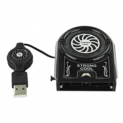 Mini Vacuum Strong Cool Air Extract Notebook Laptop Cooling Cooler Fan Pad Gaming