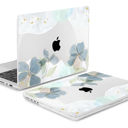 Mektron Case for M5 MacBook Pro 14 inch 2026 Model A3427 A3426 Fit 2025-2021 Model A3434 A3112 M4 A3112 A3401 A3185 M3 A2918 A2992 M2 A2779 M1 A2442 Pro/Max Cover for MacBook Pro 14", Flower C006 - color: Flower C006