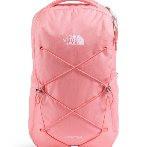 The North Face Women's Jester Everyday Laptop Backpack - Commuter Travel Bag, Laptop Sleeve, Water-Repellent, Coral Crush Light Heather/Coral Crush, One Size - color: Coral Crush Light Heather/Coral Crush, size: One Size