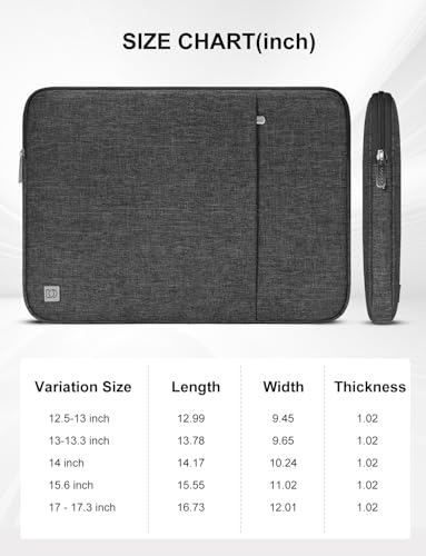 DOMISO Laptop Case Laptop Sleeve Cover for 16 inch MacBook Pro M4/M3/M2/M1 Pro/Max A3403 A3186 A2991 A2780 A2485 A2141,Compatible with 15.6 inch HP Lenovo Dell XPS 16,Dark Grey - color: Dark Grey, size: 15.6 inch
