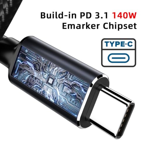 chenyang USB C to DC 5.5x2.5mm 20V Power 65W 100W 135W 140W PD Charge Cable for Laptop - color: Black 140W 5.5x2.5MM