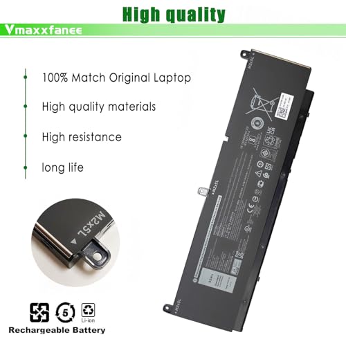 95Wh PKWVM Laptop Battery Replacement for Dell Precision 7750 7760 7550 7560 Series Notebook C903V CR72X 17C06 447VR 95Wh 11.4V 7922mAh 6-Cells