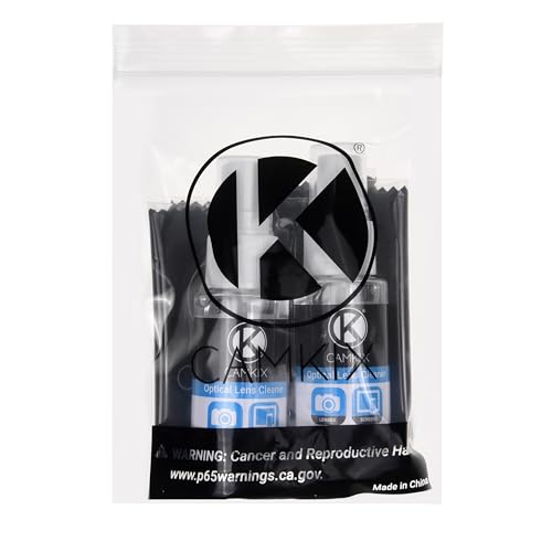 Camkix Lens and Screen Cleaning Kit - 2X Cleaning Spray 2X Microfiber Cloth - Perfect to Clean The Lens of Your DSLR and Compatible with Your Camera, Smartphone, Tablet, Notebook, etc. - color: 2 Bottles