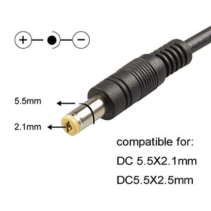 8-Way CCTV Camera Power Splitter-Security Camera Power Adapter-LED Driver Lighting Transformer DC Converter-Flexible LED Tape Strip Light AC DC Power Supply 12V 5A 60W