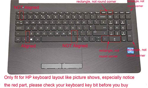Keyboard Skin Compatible 2018 Flagship HP Pavilion 15, HP Pavilion X360 15-br075nr, HP Envy x360 15m-bp 15m-bq, HP Pavilion 15-BS 15-CC/CB/CD 15-DA, 17.3" HP Envy 17M 17-BS 17-BW Series - Mint Green - color: Mint Green