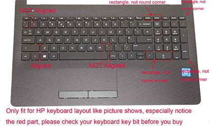 Ultra Thin Silicone Keyboard Cover Compatible with 15.6" HP Pavilion X360 15-BR, Pavilion 15-CC 15-CD 15-CB 15-BS 15-BW 15m-bp 17-BS 17M-AE 17-BS 17-BW Series Laptop (Blue) - color: Blue