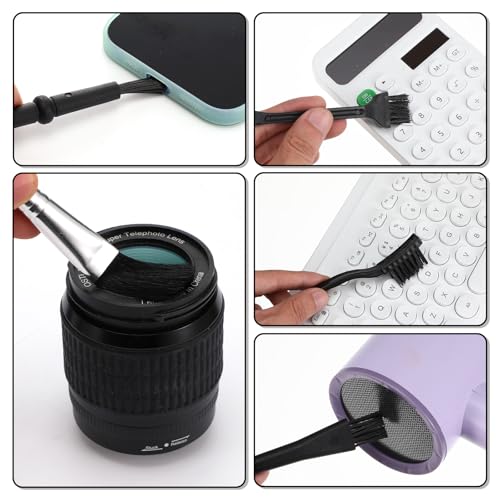 8 Pcs Anti Static Electronic Dust Cleaning Brushes Mini Keyboard Cleaning Brushes Kit Anti Static Brush for Laptop Computer Keyboard Motherboard Camera Small Space Car Lab