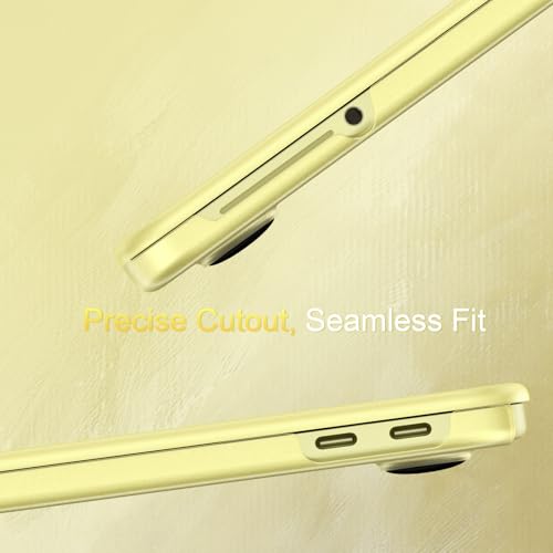 AKIT Compatible with MacBook Neo Case 13 inch 2026 Release, [Ultra-Thin] [100% Match Official Color] Case+Screen Protector+Keyboard Cover for New MacBook Neo 13 inch, Citrus Clear - color: Citrus Clear