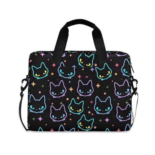 JIPONI Laptop Bag For Women Men, 15.6 16 IN Tote Work bags, Briefcase Messenger Computer Case 01 - color: Multi 1
