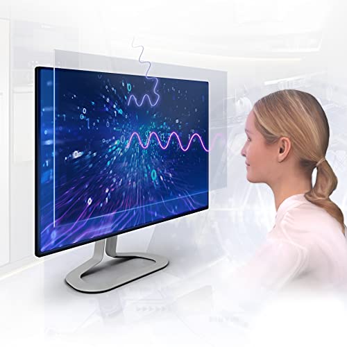 Premium Anti Blue Light and Anti Glare Screen Protector (3 Pack) for 20 Inches Widescreen Desktop Monitor. Filter Out Blue Light and Relieve Computer Eye Strain to Help You Sleep Better - size: 20 inch widescreen (16:9)