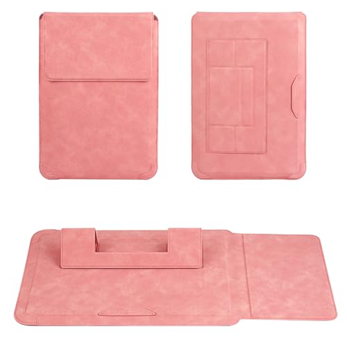 HoYiXi 15.6 16 Inch Laptop Sleeve Case with Stand Feature for MacBook Pro 16 2025 & 2021,ASUS Vivobook 15/MacBook Pro 15/Surface 3/Matebook D15/Galaxy Book Flex,15-16'' Laptop Cover,Rose Red - color: Rose Red, size: 15-16'' laptop