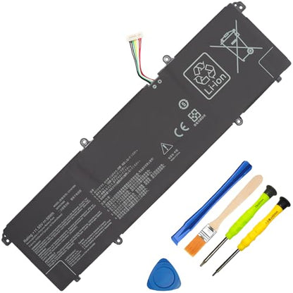 50Wh C31N1905 Laptop Battery Replacement for Asus VivoBook S13 S330FA S330UA S333EA S333JA S14 M433IA S433EA S433IA S15 D533IA S513EA M533IA S532FA S533EA S533FL S533EQ S533IA Series - size: 11.2*3.53*0.15inch C31N1905