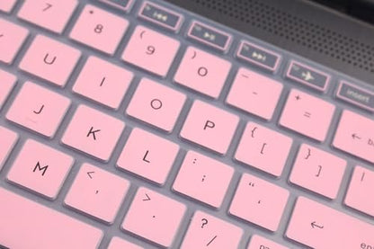 Keyboard Skin Compatible with HP Pavilion x360 14" Touch-Screen Laptop 14M-BA/BF/BW/CD/DH Series 14-DH2097NR, HP 14" 14-BA/BF/CM/CF/CE/BW/FQ/DQ/DK/DH/DS/DG/DF Series Laptop (Light Pink) - color: Light Pink