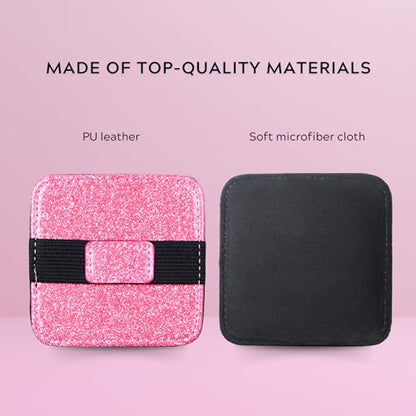 Eco-Fused 8X Screen Cleaning Pads - Microfiber Cleaning Cloth Pads - Screen Cleaner Screen Wipes for Electronics - Glasses Cleaning Cloths - Tablets, Laptops, Tv, Smartphones - color: Glitter - 8 Pack