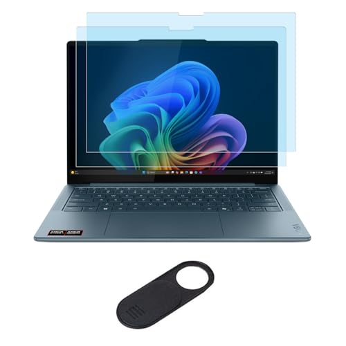 2 Pack Anti Blue Light Screen Protector for 2026 2025 Lenovo Yoga 9i 2-in-1 Aura Edition (14IPH11 14ILL10) & Lenovo Yoga 9 14" 2-in-1 (14IMH9) 14-Inch Touchscreen Laptop, Eye Protection (Matte) Shield