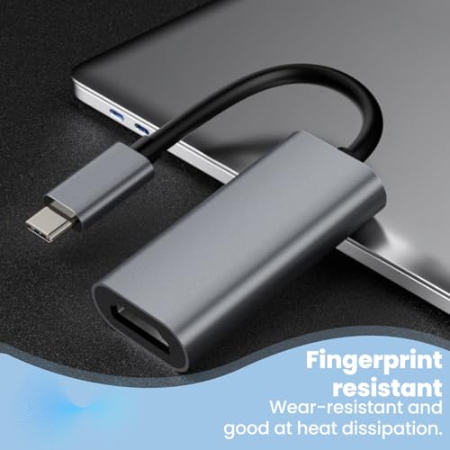 USB C to HDMI Adapter 4K - 4K HDMI to USB C Laptop Docking Stations for MacBook pro, USBC Dongle for TV/Projector