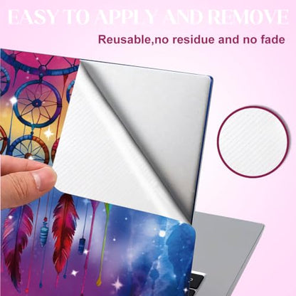 SUPERDANT Laptop Skin Sticker Laptop Decals Dreamcatcher Personalized Universal Notebook Computer Wrap Vinyl Skin Stickers Cover Art Decal Removable 12-15.6 Inch Waterproof Scratch-Resistant Gifts - style: Dreamcatcher