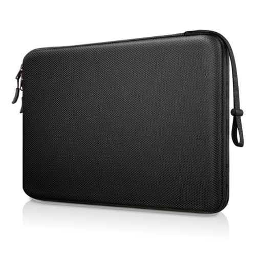 FINPAC 15.6-inch Hard Laptop Sleeve Case Compatible with 15.6 Inch Acer Aspire, Shockproof Computer Carrying Case for HP Dell Razer Samsung Laptop Chromebook, Black - color: Black, size: 15.6-inch Laptop/Chromebook