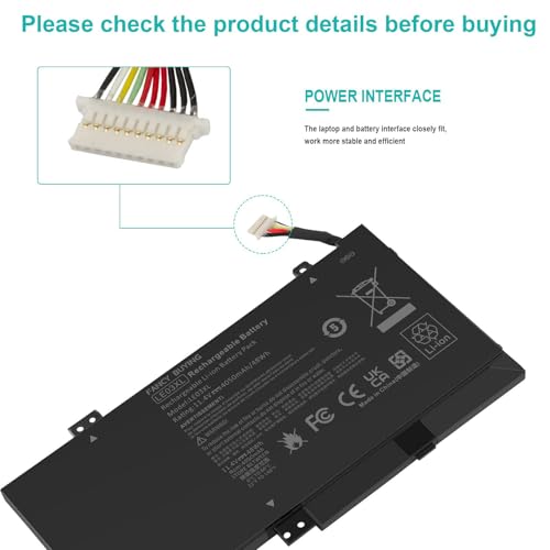 Fancy Buying LE03XL LE03 796356-005 796220-831 Laptop Battery for HP Envy X360 m6-w 15-w W103dx W010dx w102dx w101dx, Pavilion X360 13-S 15-bk 13-s120nr 13-s128nr 15-bk010nr TPN-W116 TPN-W113 - size: 7.28*3.86*0.28inch LE03XL