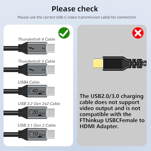 USB C to DisplayPort Adapter with USB C Video Cable, 4K@60Hz Uni-Directional USB C Female to DP Male Adapter, Thunderbolt 4/3 to DP Converter Compatible with i-/Phone 17, Galaxy, MacBok Pro- 1 Pack - size: USB C-03