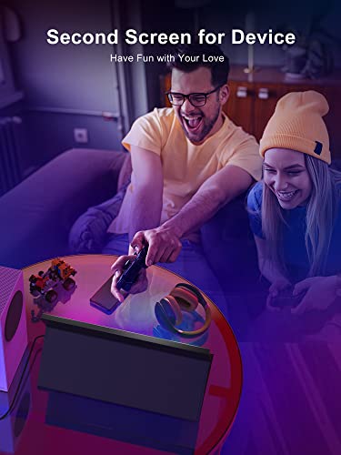 MAGICRAVEN Portable Gaming Monitor, USB-C HDMI Laptop Screen Extender, Second Display for Console with Built-in Speakers, Works with PS5, Xbox, Switch, Ideal for Travel Home Office - 17.2"
