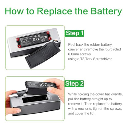 TREE.NB 7.4V 22.2Wh 061384 Battery for Bose Soundlink Mini I one Gen 1 Speaker US Version bateria para 413295 61385 61384 61386 63287 061384 061386 063287 - size: ‎061384