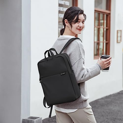 GOLF SUPAGS Travel Laptop Backpack for Women Anti Theft Slim Durable College Bookbag Business Computer Bag Fit 17Inch Notebook (Black, 17Inch) - color: Black, size: 17 Inch
